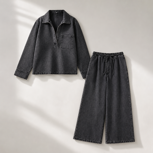 Indigo denim set