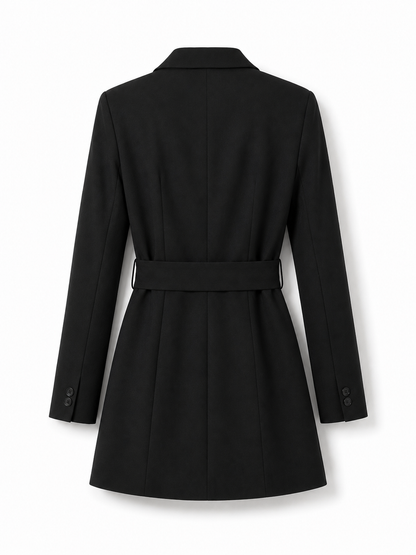 Tailored blazer with belt