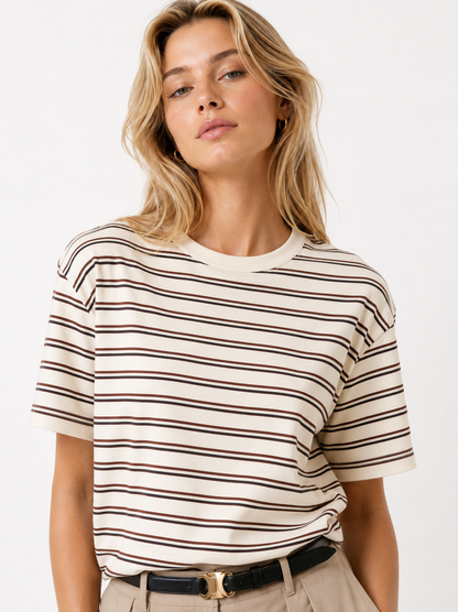 Oversized striped T-shirt