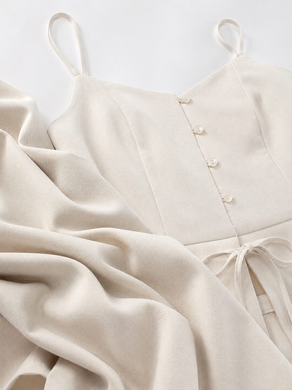 Khaki linen set