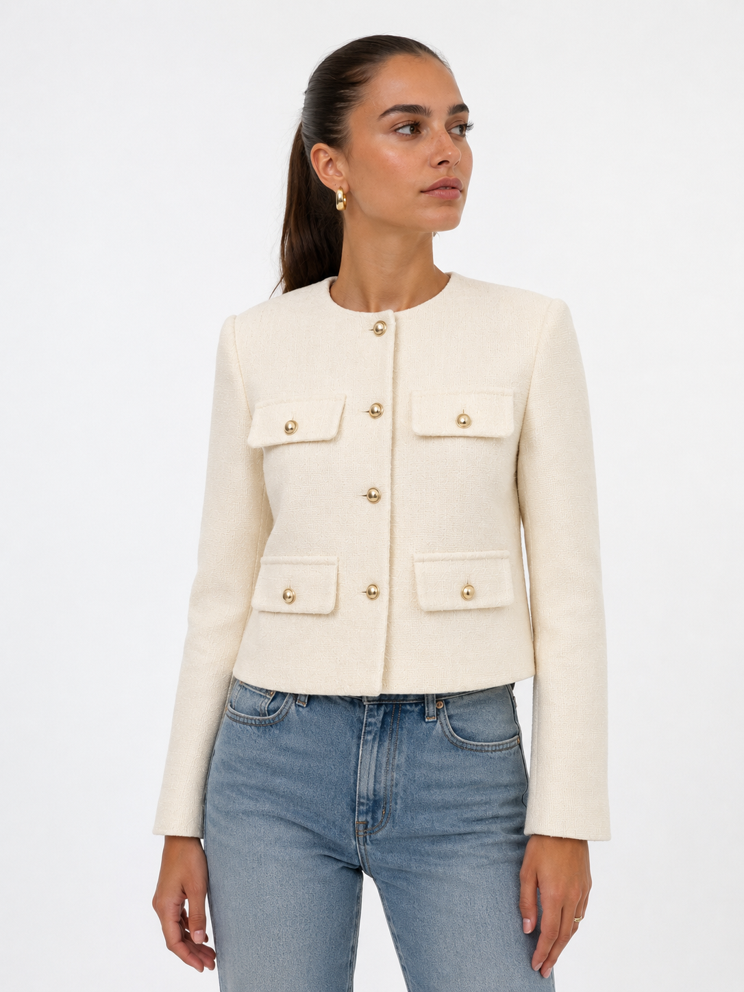 Metropolitan Crop Coat