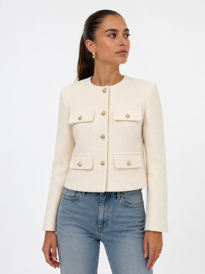 Metropolitan Crop Coat