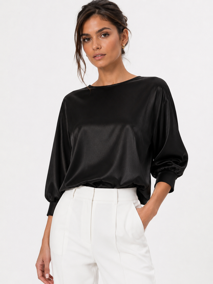 Solana Palms Satin Tee