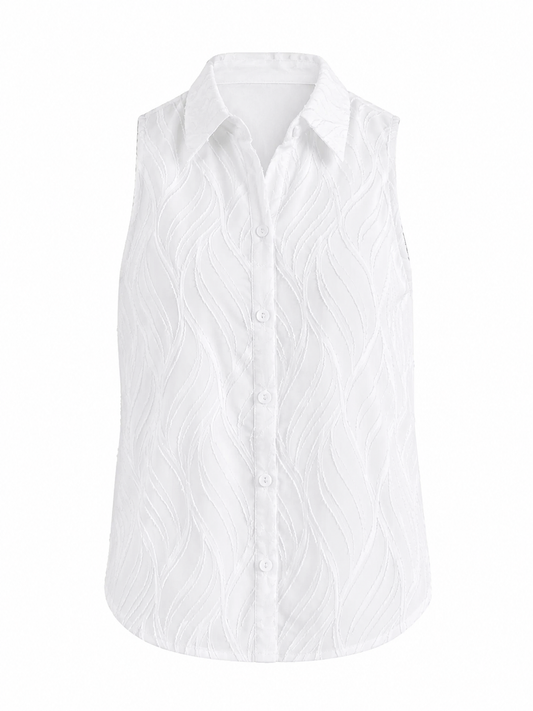 Solana Palms Jacquard Vest