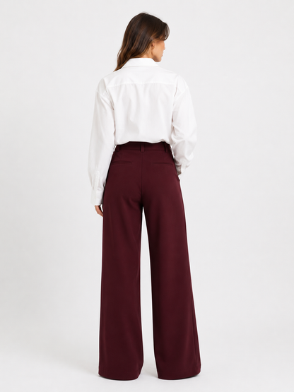 The Verona Wide-Leg Suit Trouser