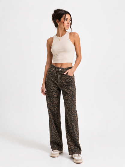 The Marais Leopard Denim