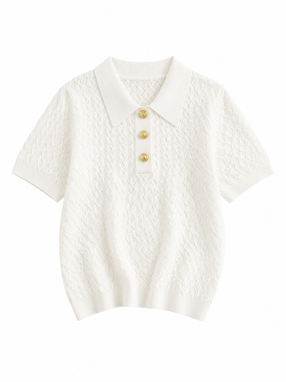 The Aria Knit Polo
