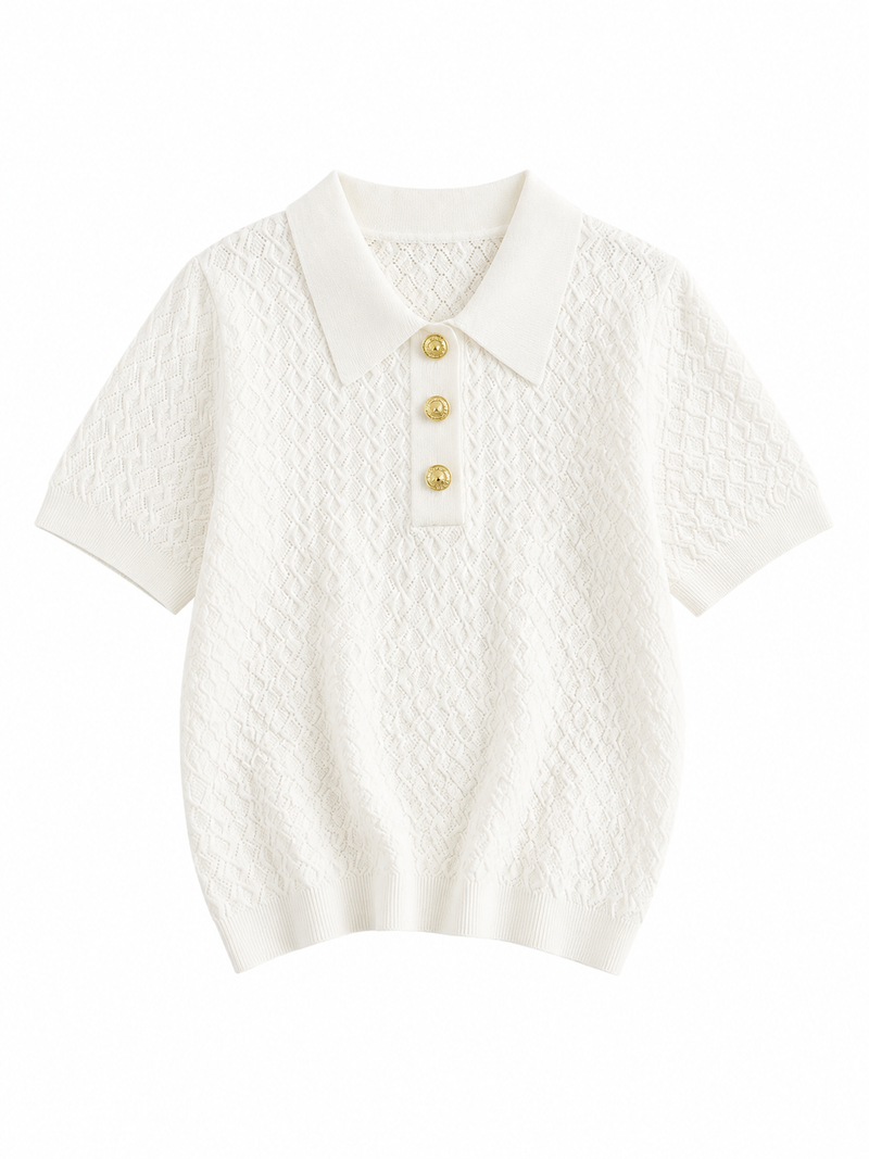 The Aria Knit Polo