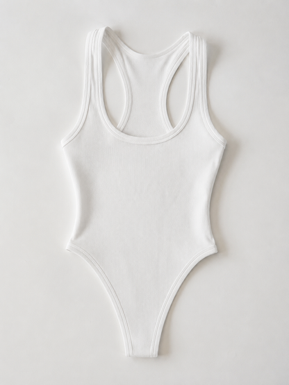 Elegant halter bodysuit