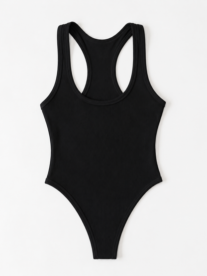 Elegant halter bodysuit