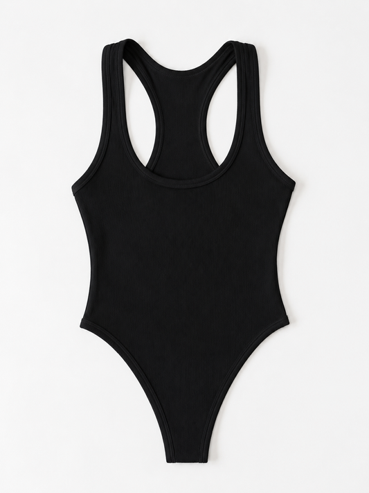 Elegant halter bodysuit