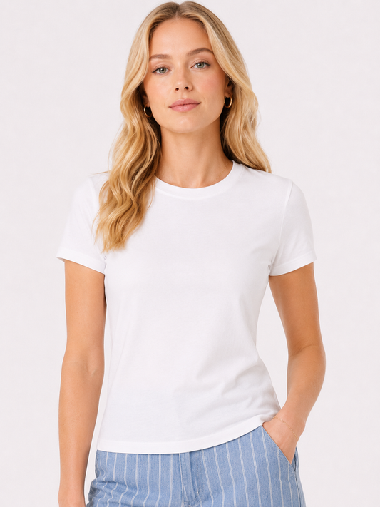 Basic white t-shirt